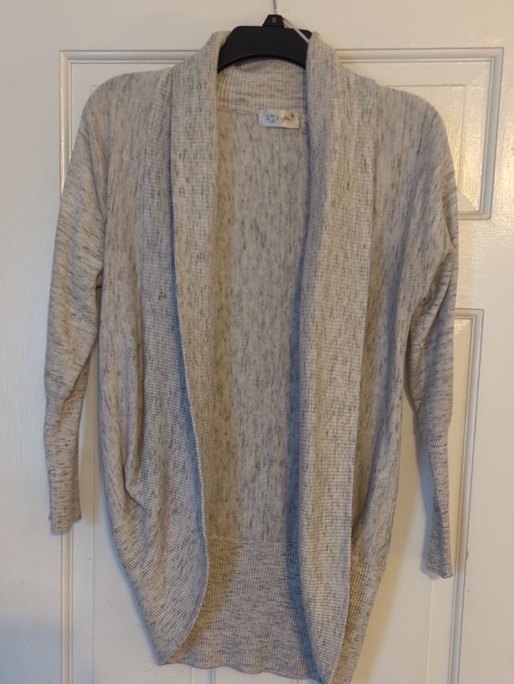 BOGO 💚 Stitch fix RD Style Heathered Light Gray Open-Front Women's Cardigan